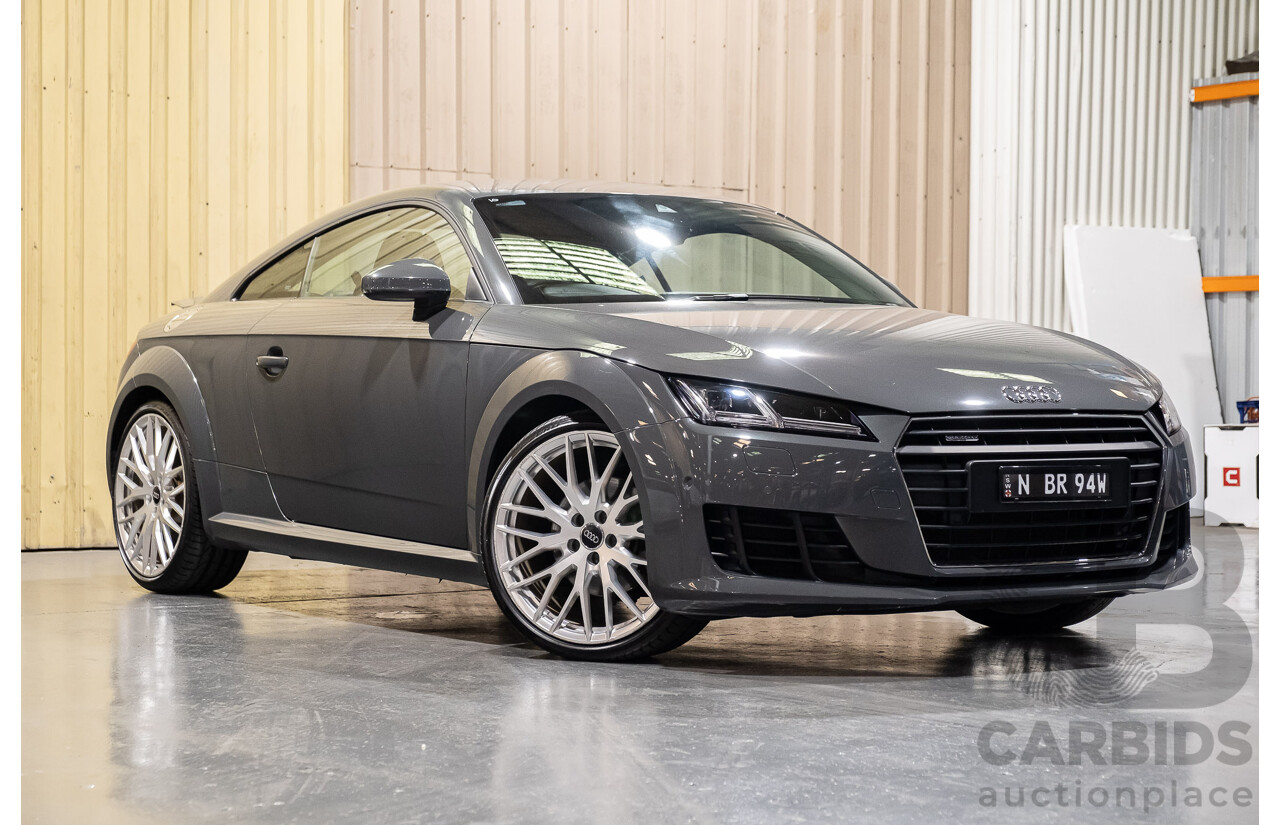 4/2015 Audi TT 2.0 TFSI Quattro Sport FV 2d Coupe Nano Grey Turbo 2.0L