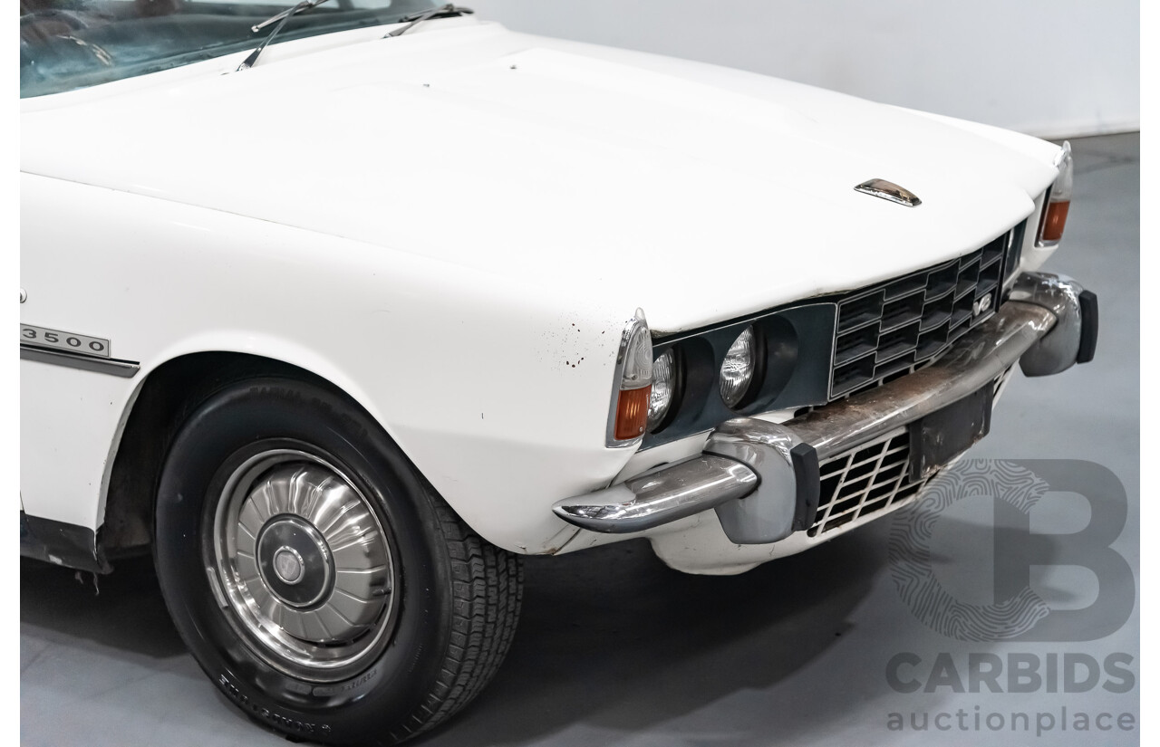 8/1971 Rover P6 3500 4d Sedan White 3.5L V8