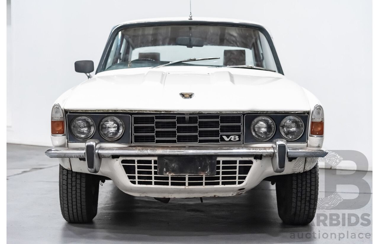 8/1971 Rover P6 3500 4d Sedan White 3.5L V8