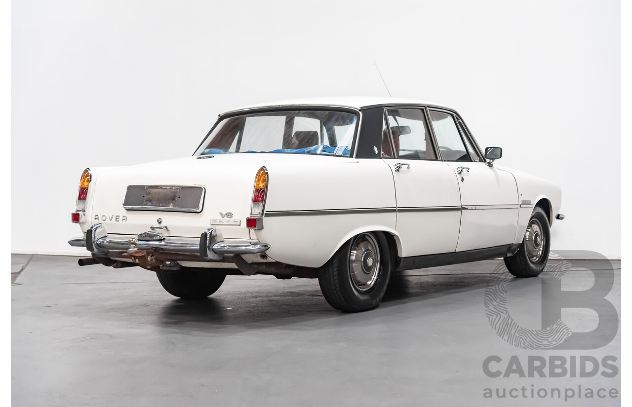 8/1971 Rover P6 3500 4d Sedan White 3.5L V8