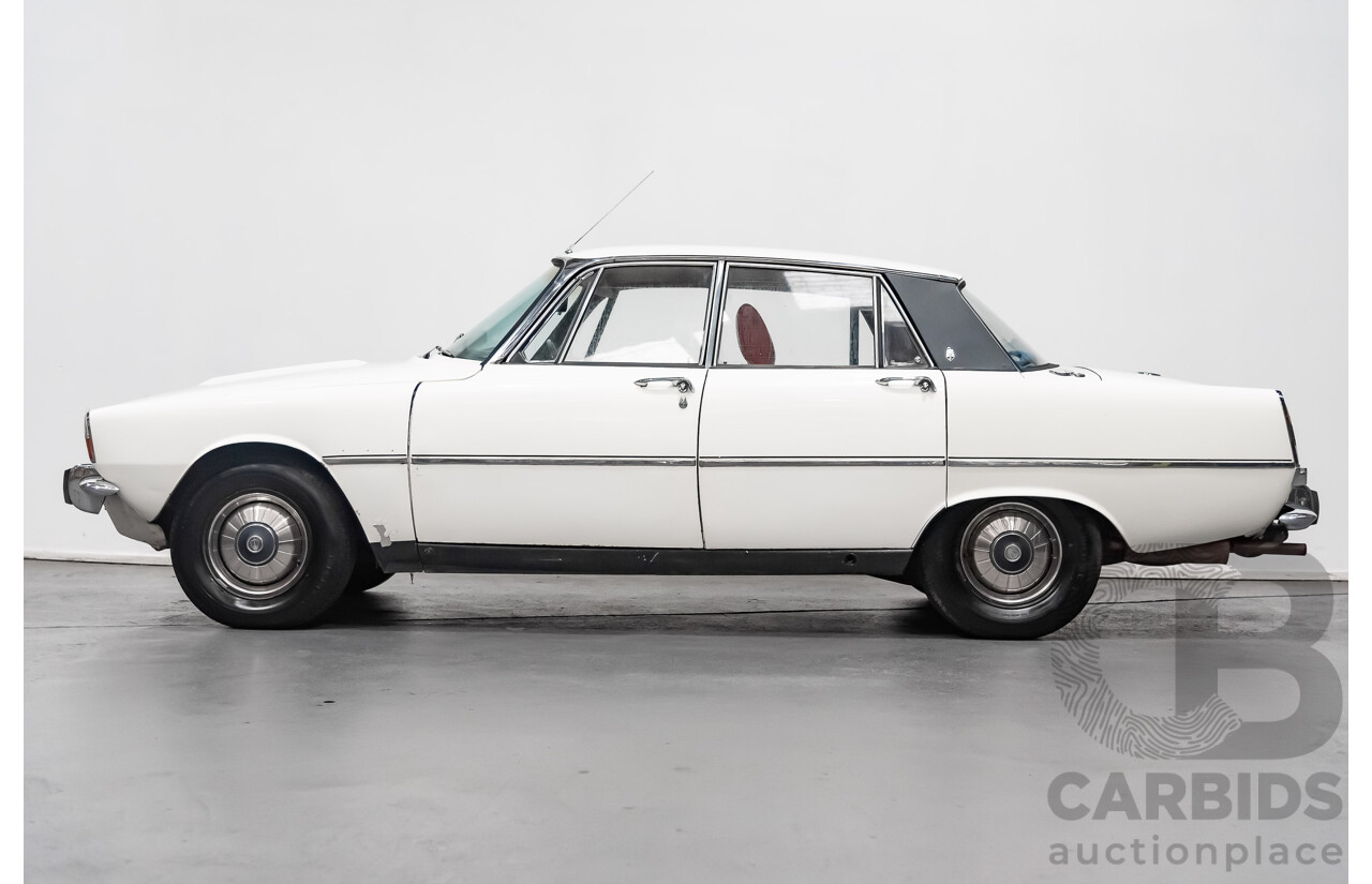 8/1971 Rover P6 3500 4d Sedan White 3.5L V8