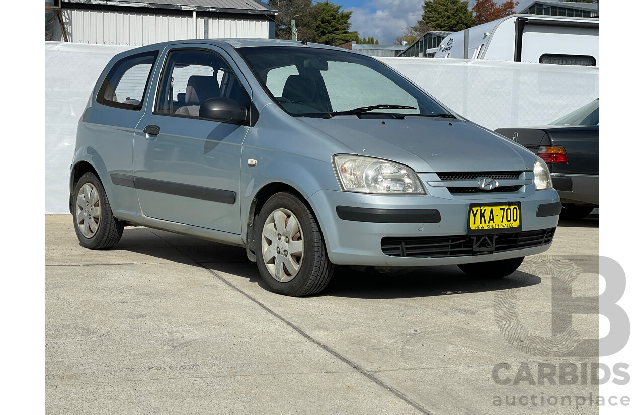 12/2002 Hyundai Getz GL TB 3d Hatchback Blue 1.5L