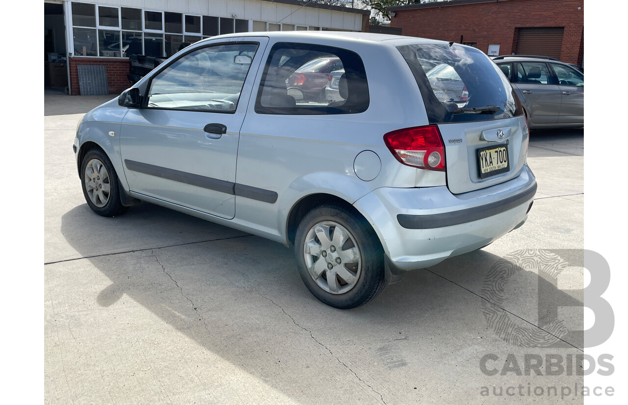 12/2002 Hyundai Getz GL TB 3d Hatchback Blue 1.5L