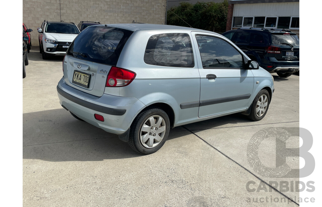 12/2002 Hyundai Getz GL TB 3d Hatchback Blue 1.5L