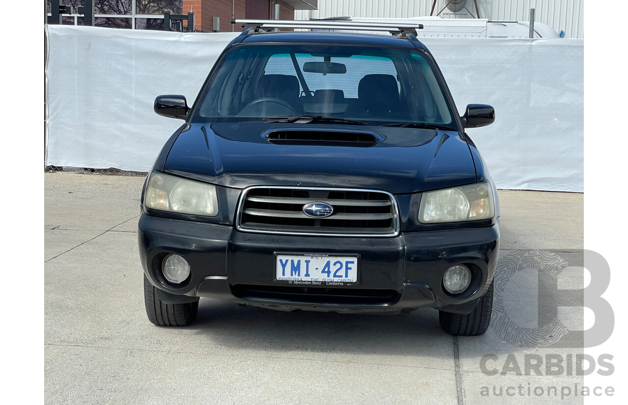 11/2004 Subaru Forester XT MY05 4d Wagon Black 2.5L