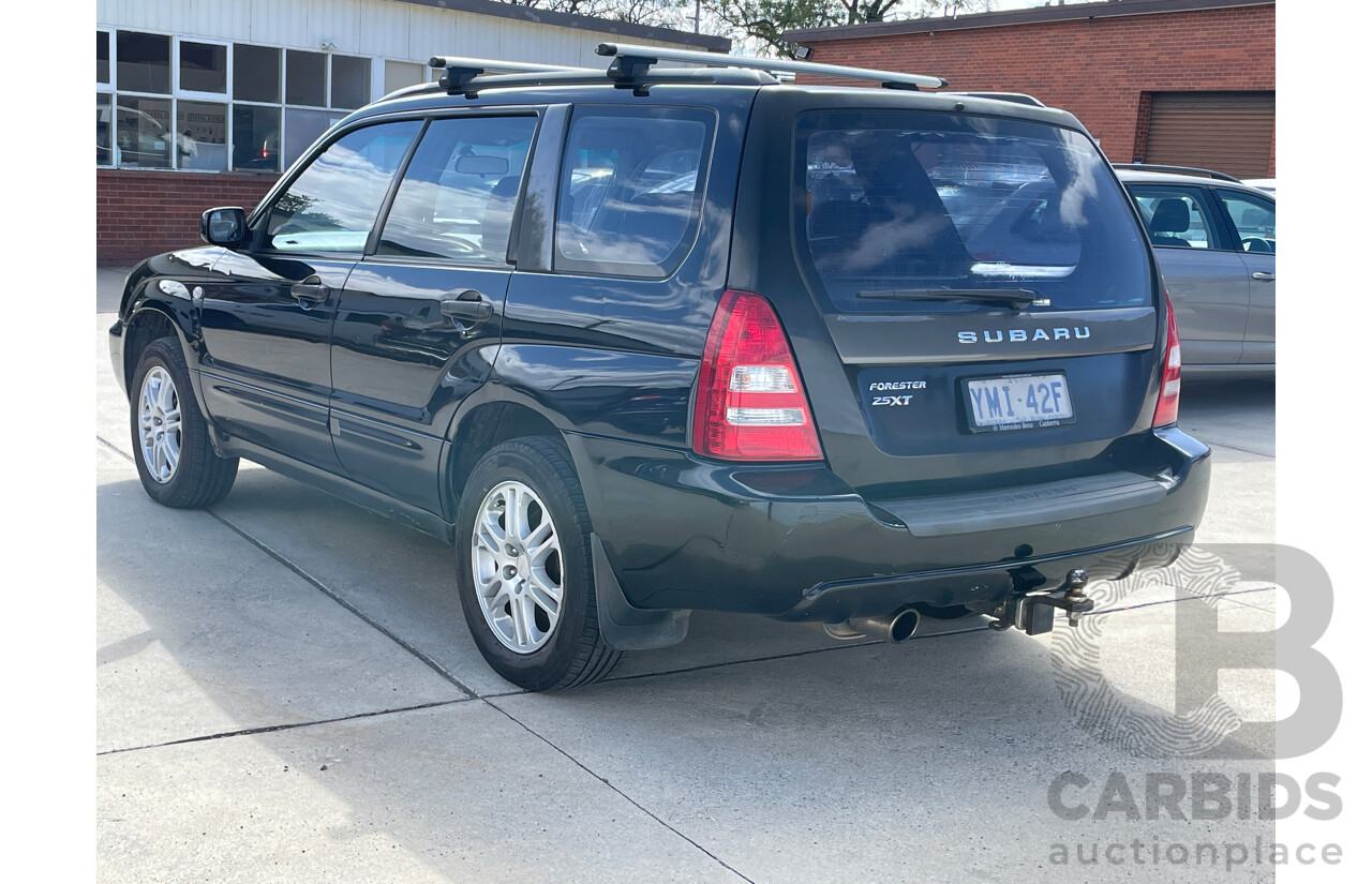 11/2004 Subaru Forester XT MY05 4d Wagon Black 2.5L