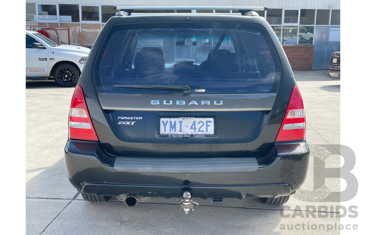 11/2004 Subaru Forester XT MY05 4d Wagon Black 2.5L