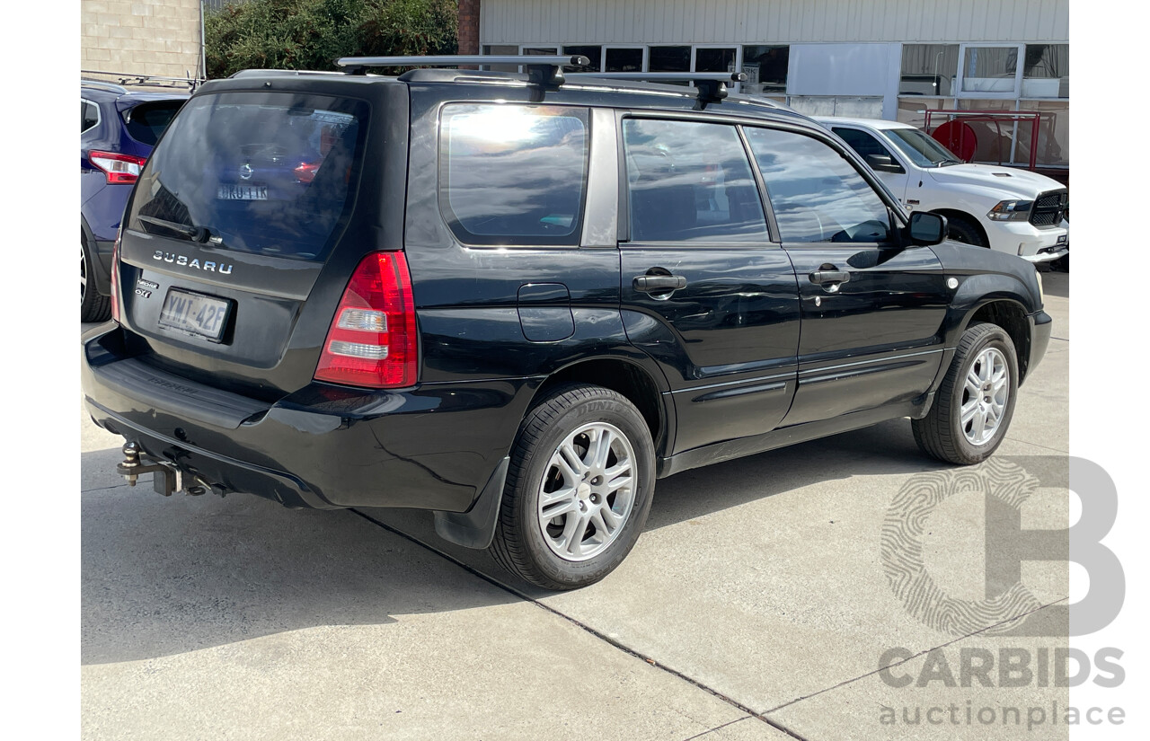 11/2004 Subaru Forester XT MY05 4d Wagon Black 2.5L