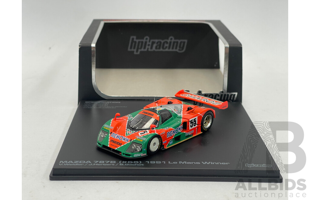 HPI Racing 1991 Mazda 787B Le Mans Winner  - 1/43 Scale