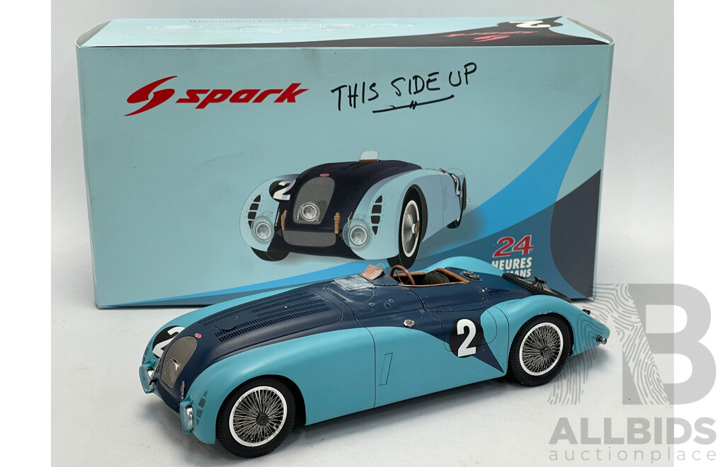 Spark Models 1937 Bugatti 57 G Le Mans  - 1/18  Scale