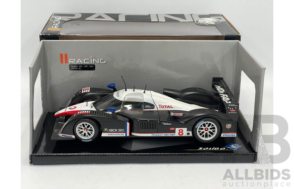 Solido Racing Collection 2007 Peugeot 908 Le Mans   - 1/18  Scale