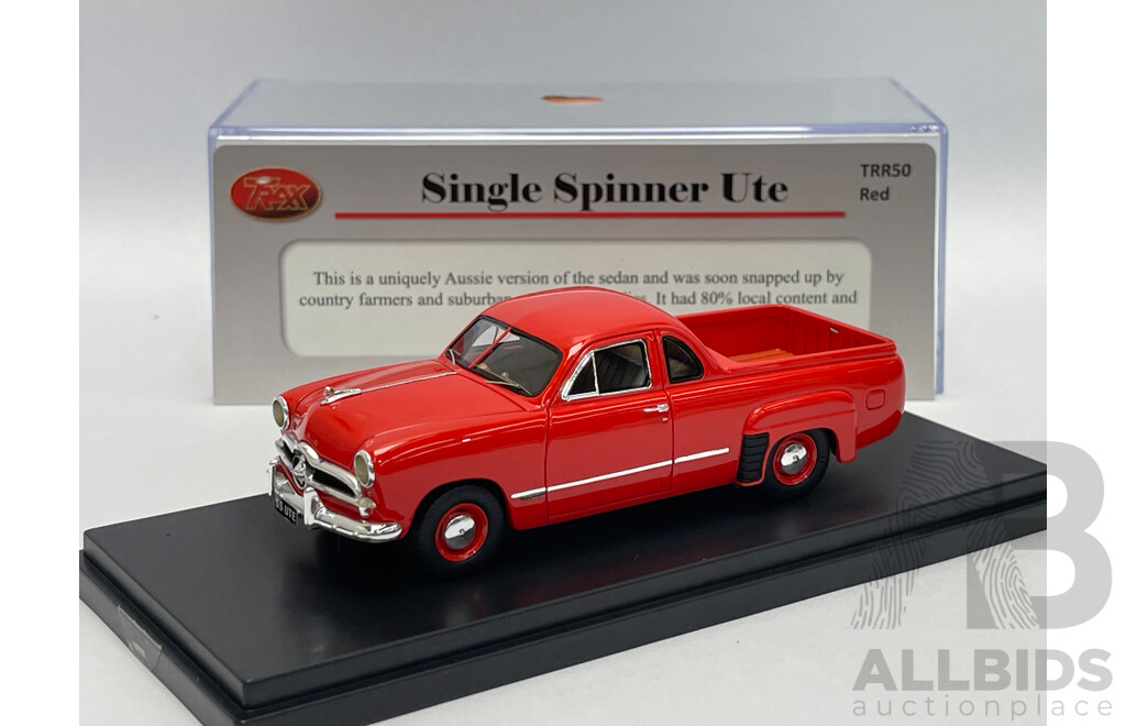 Trax Ford Single Spinner Ute - 1/43 Scale