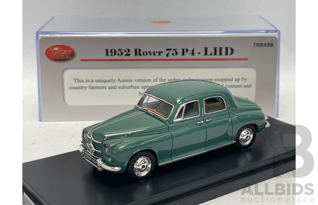 Trax 1952 Rover 75 P4-LHD - 1/43 Scale
