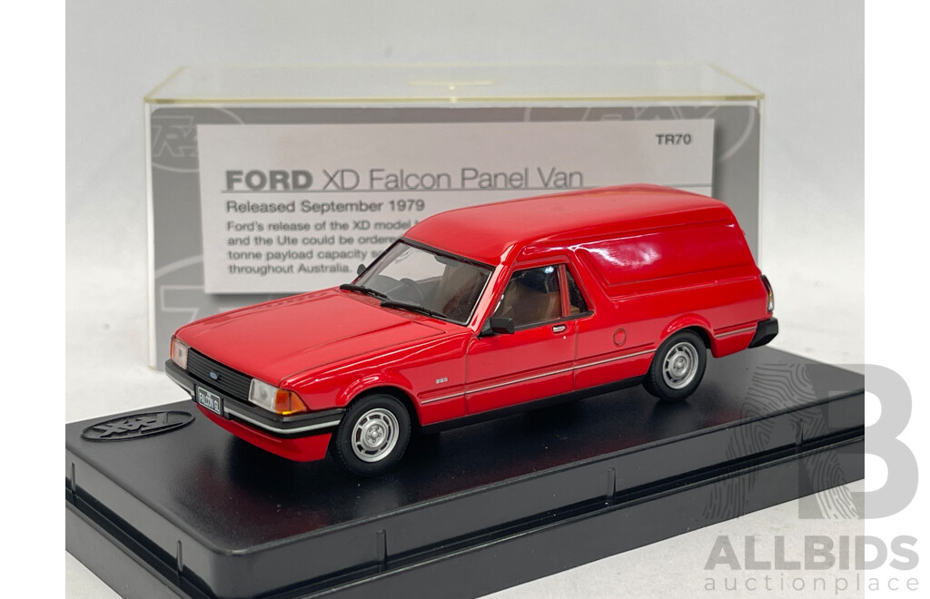 Trax 1979 Ford XD Falcon Panel Van - 1/43 Scale