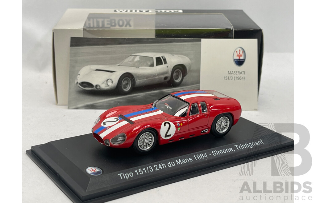 Whitebox Models 1964 Maserati Tipo 151/3 Le Mans  - 1/43 Scale