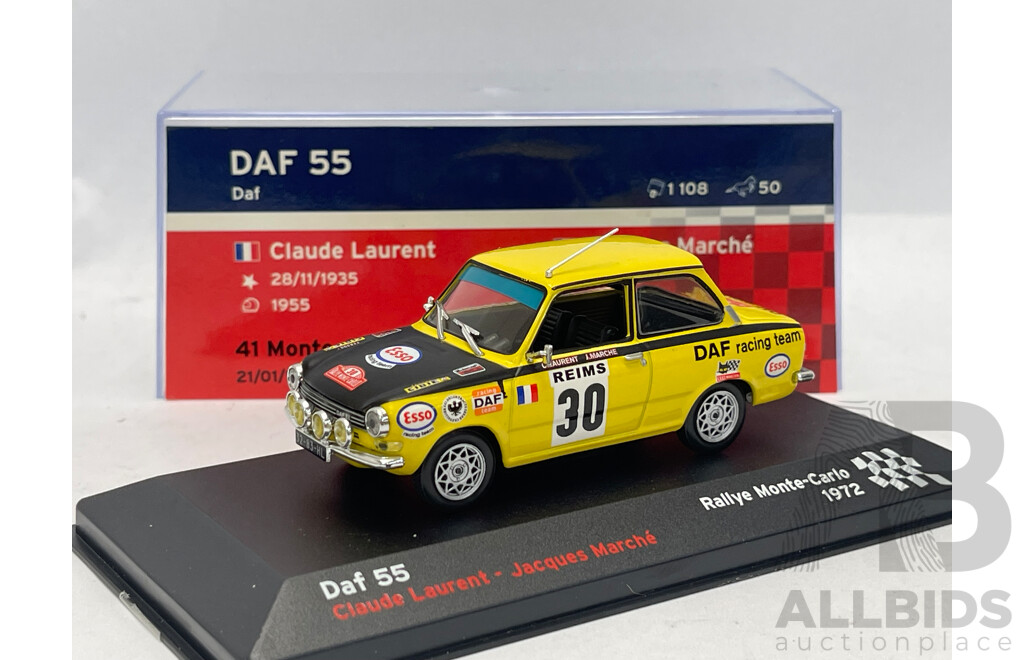 1972 Daf 55 Rallye Monte Carlo  - 1/43 Scale