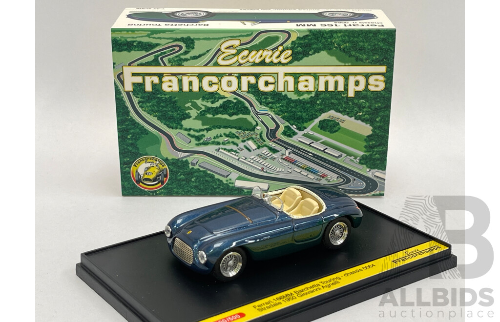 Ecurie Francochamps 1950 Ferrari 166MM Barchetta Touring - 1/43 Scale