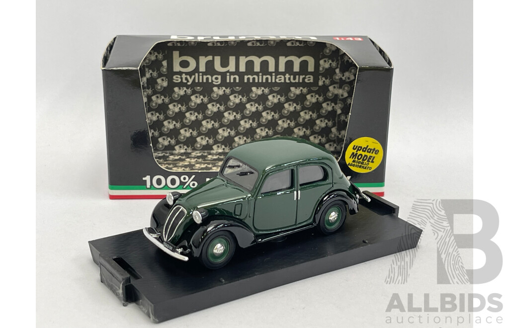 Brumm Italia 1937 Fiat 1100 Nuova Balilla  - 1/43 Scale