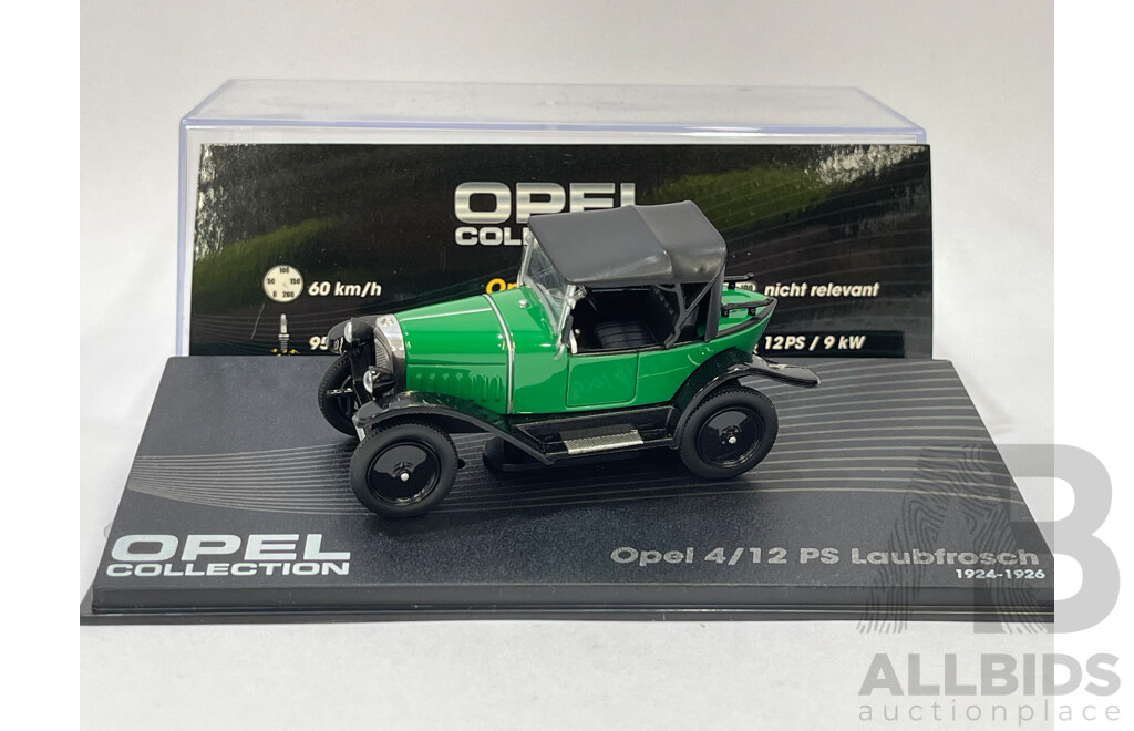 Opel Collection 1924 Opel 4/12 PS Laubfrosch - 1/43 Scale