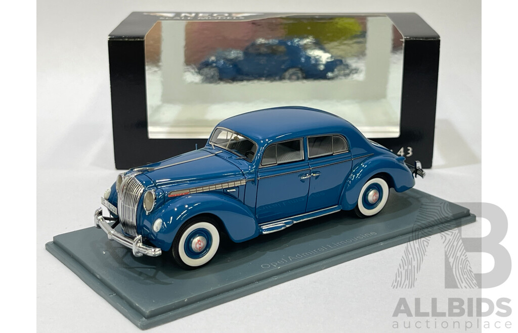 Neo Models 1948 Opel Admiral Limousine  - 1/43 Scale