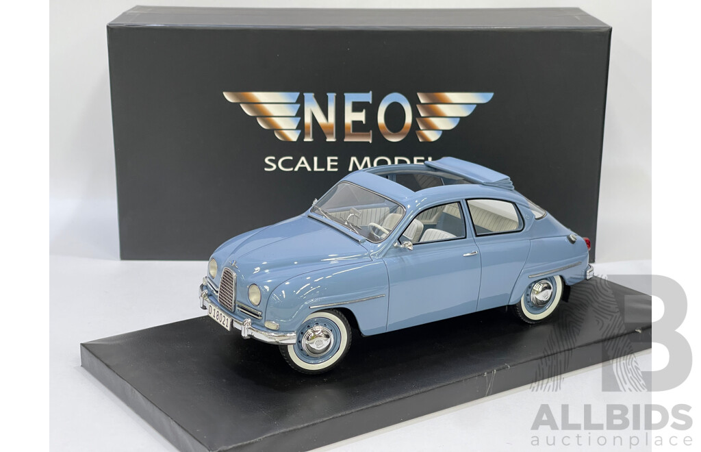 Neo Models 1963 Saab 96 Open Roof  - 1/18 Scale