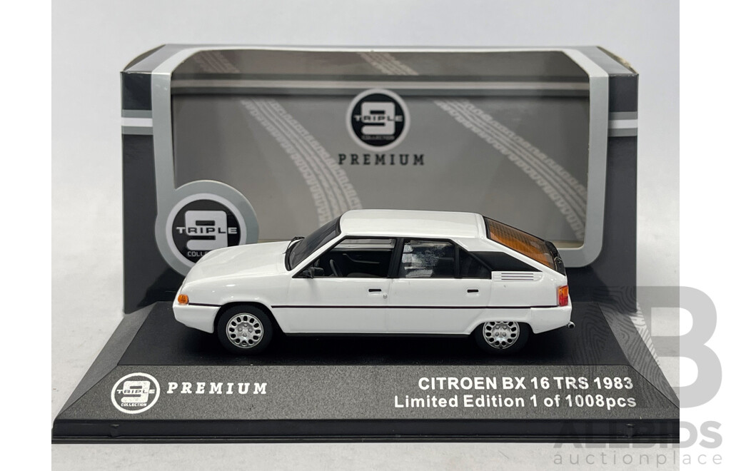 Triple 9 Premium 1983 Citroen BX 16 TRS -1/43 Scale