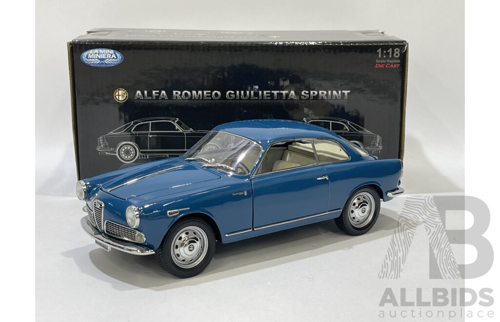 La Mini Maniere 1962 Alfa Romeo Giulietta Sprint  - 1/18 Scale