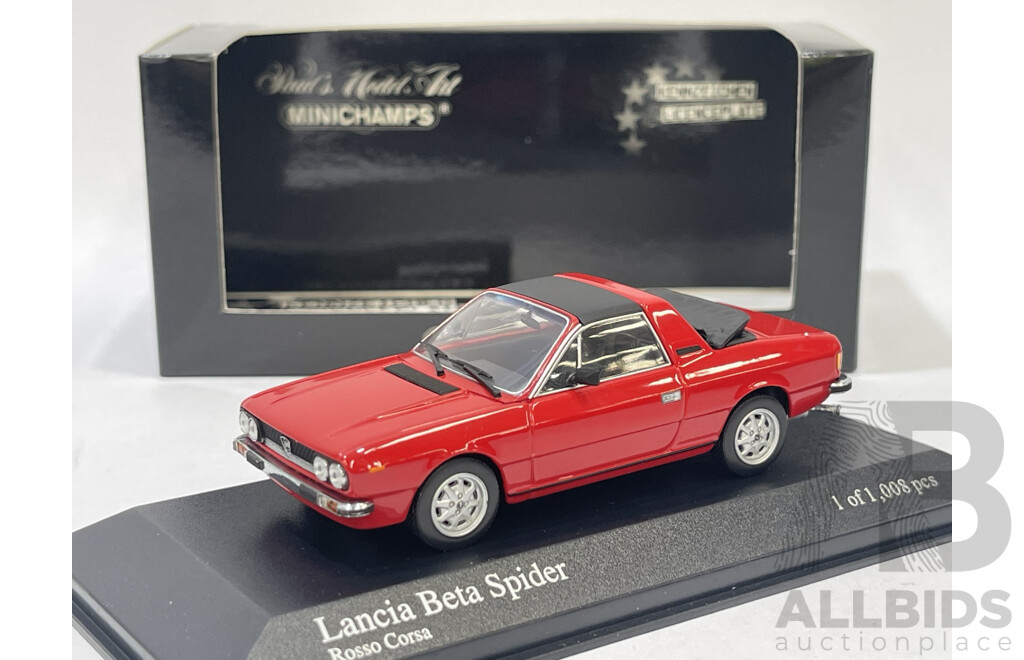 Minichamps 1981 Lancia Beta Spider - 1/43 Scale