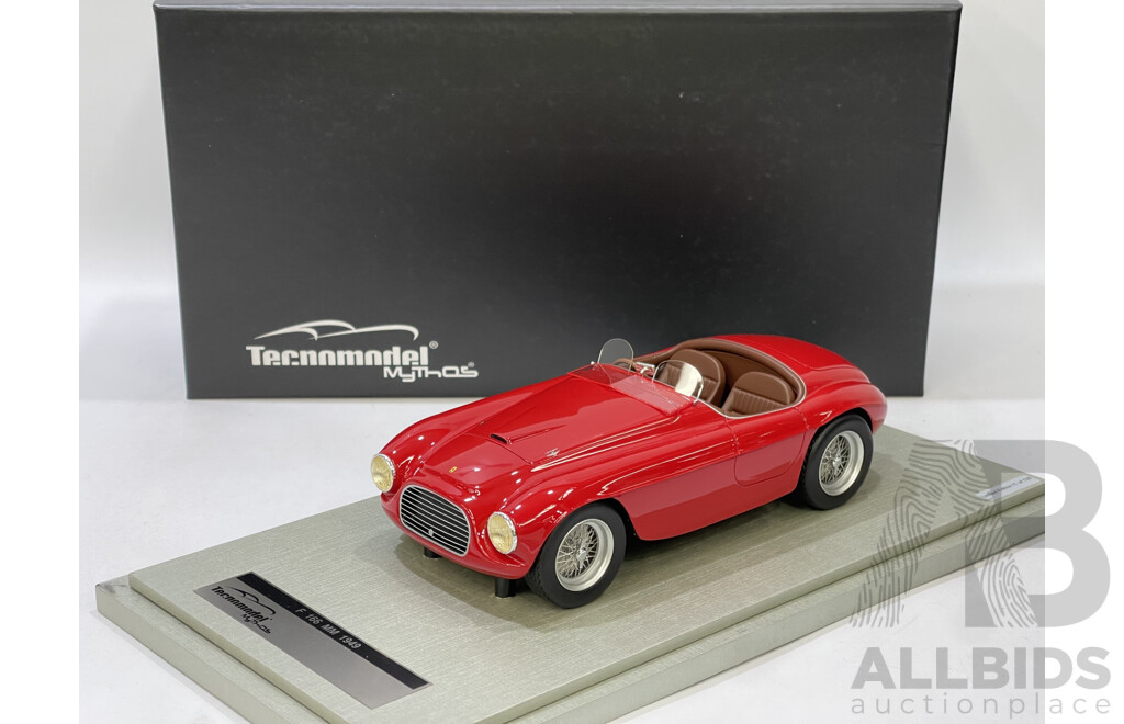 Tecnomodel Mythos 1949 Ferrari 166 MM - 1/18 Scale