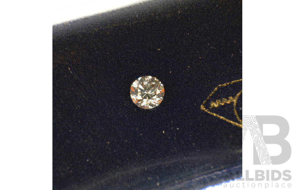 UNSET DIAMOND - 0.44ct, F VS2