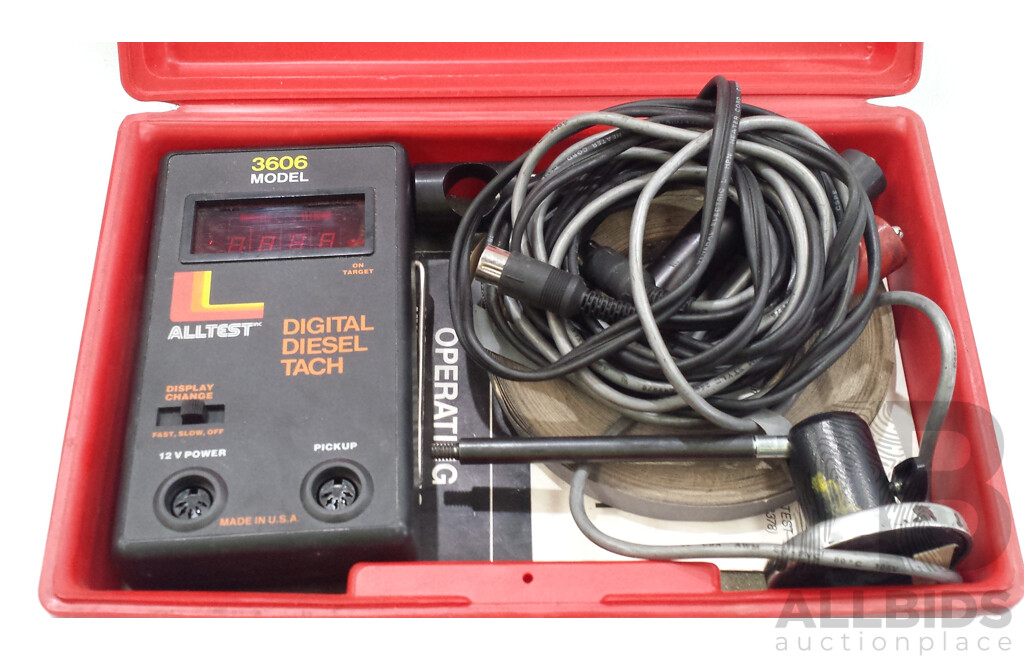 Alltest Digital Diesel Tachometer Kit