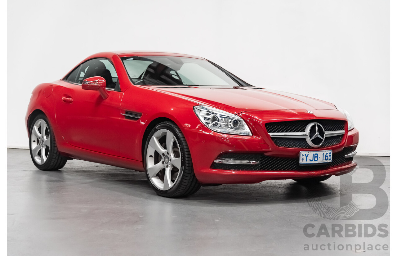 3/2013 Mercedes-Benz SLK 350 R172 MY14 2d Convertible Fire Opal Red 3.5L V6