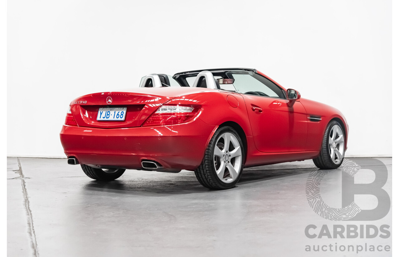 3/2013 Mercedes-Benz SLK 350 R172 MY14 2d Convertible Fire Opal Red 3.5L V6