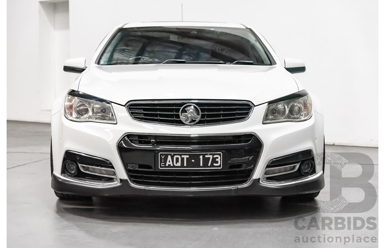 5/2014 Holden Commodore SS-V Redline VF 4d Sedan White 6.0L V8