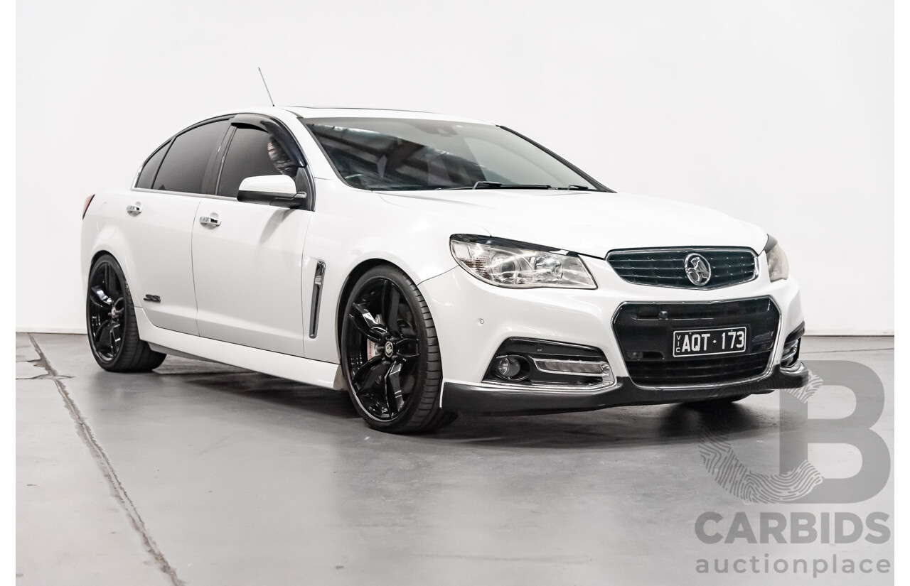 5/2014 Holden Commodore SS-V Redline VF 4d Sedan White 6.0L V8