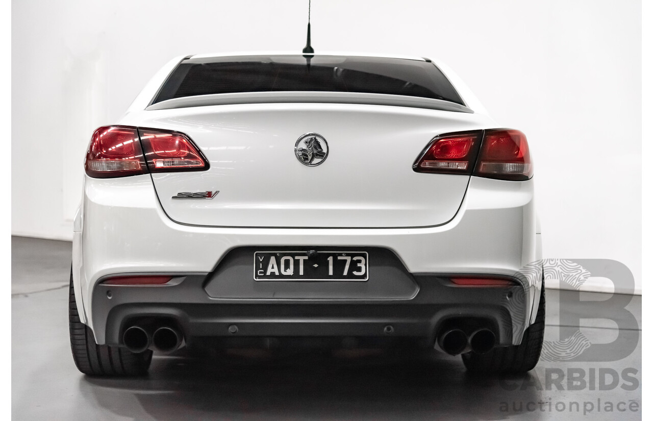 5/2014 Holden Commodore SS-V Redline VF 4d Sedan White 6.0L V8