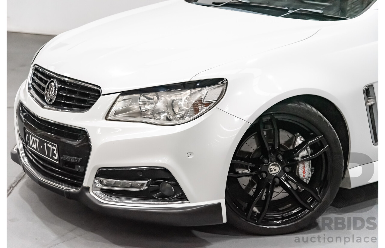 5/2014 Holden Commodore SS-V Redline VF 4d Sedan White 6.0L V8