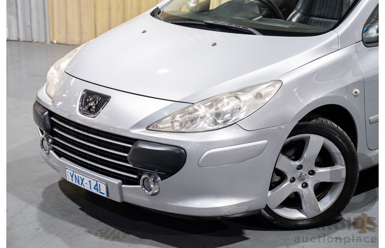 2/2009 Peugeot 307 CC Dynamic MY06 UPGRADE 2d Cabriolet Silver 2.0L