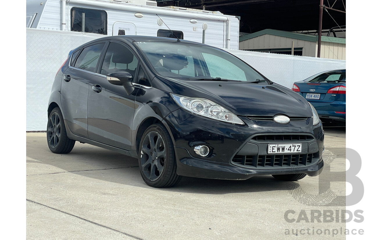 3/2010 Ford Fiesta Zetec WS 5d Hatchback Black 1.6L