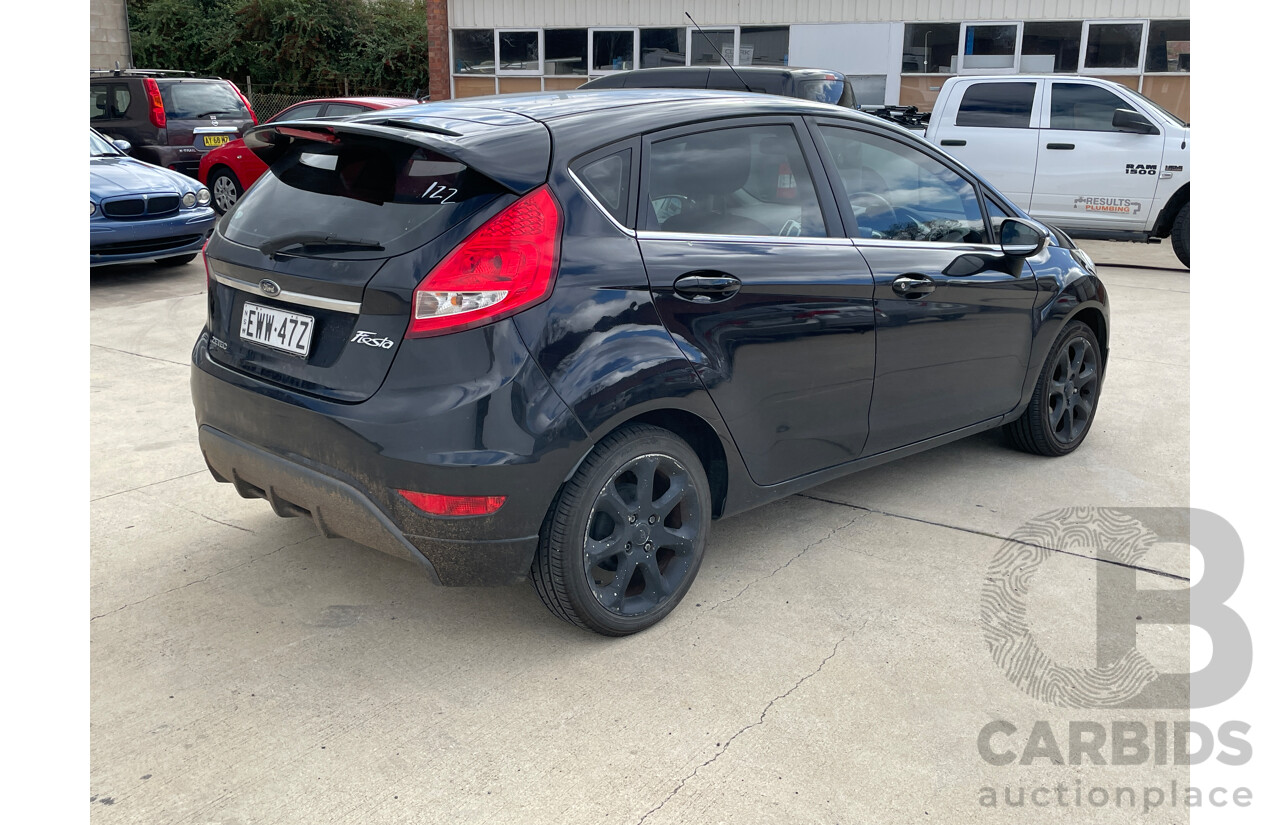 3/2010 Ford Fiesta Zetec WS 5d Hatchback Black 1.6L