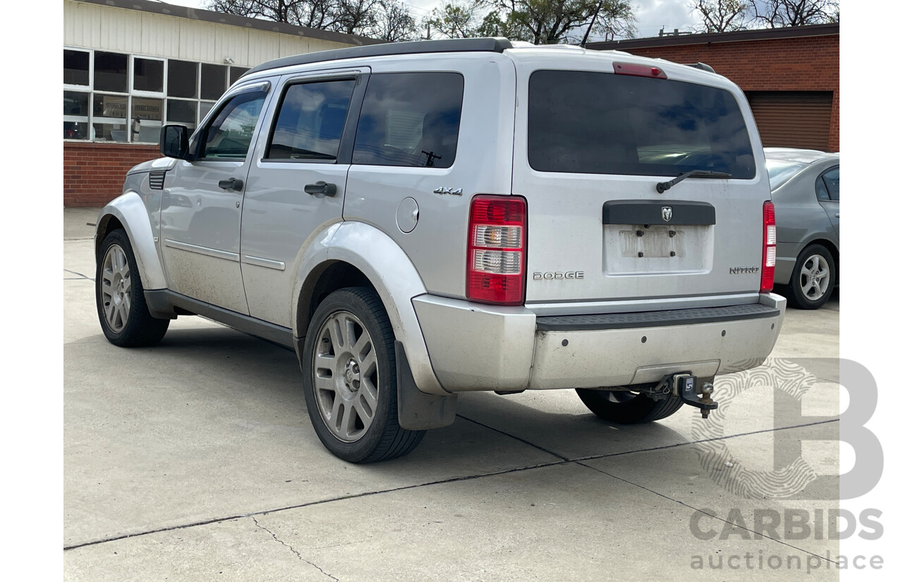 4/2009 Dodge Nitro SX KA MY08 4d Wagon Silver 3.7L