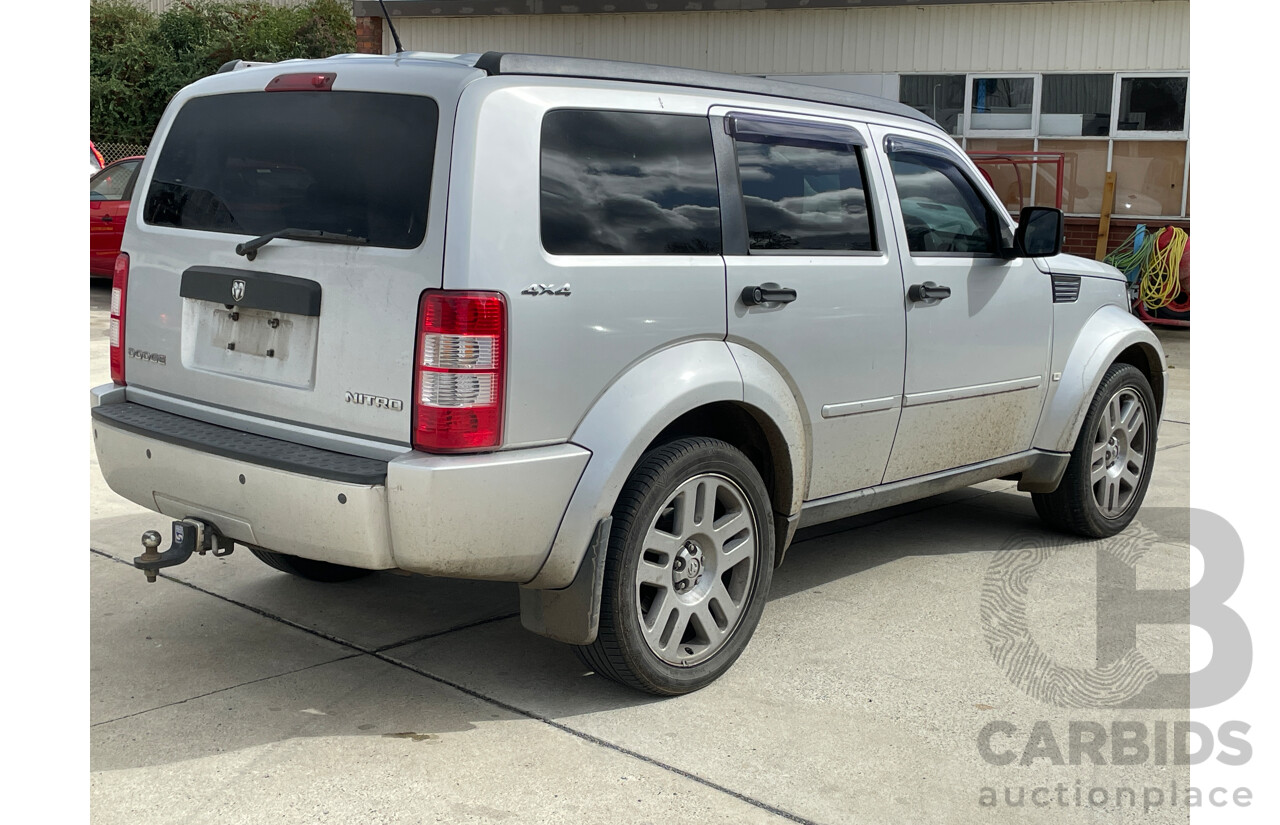 4/2009 Dodge Nitro SX KA MY08 4d Wagon Silver 3.7L