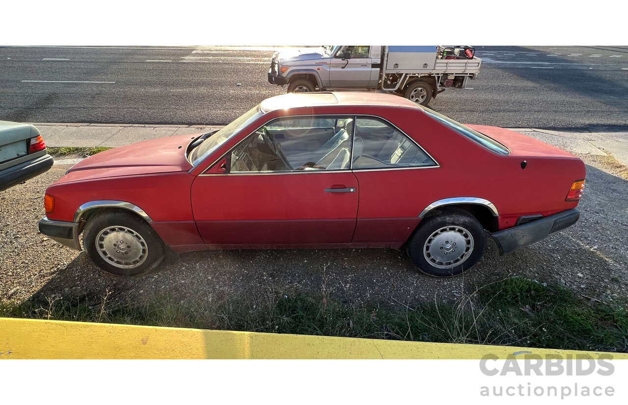 12/1988 Mercedes-Benz 300 CE C124 2d Coupe Red 3.0L