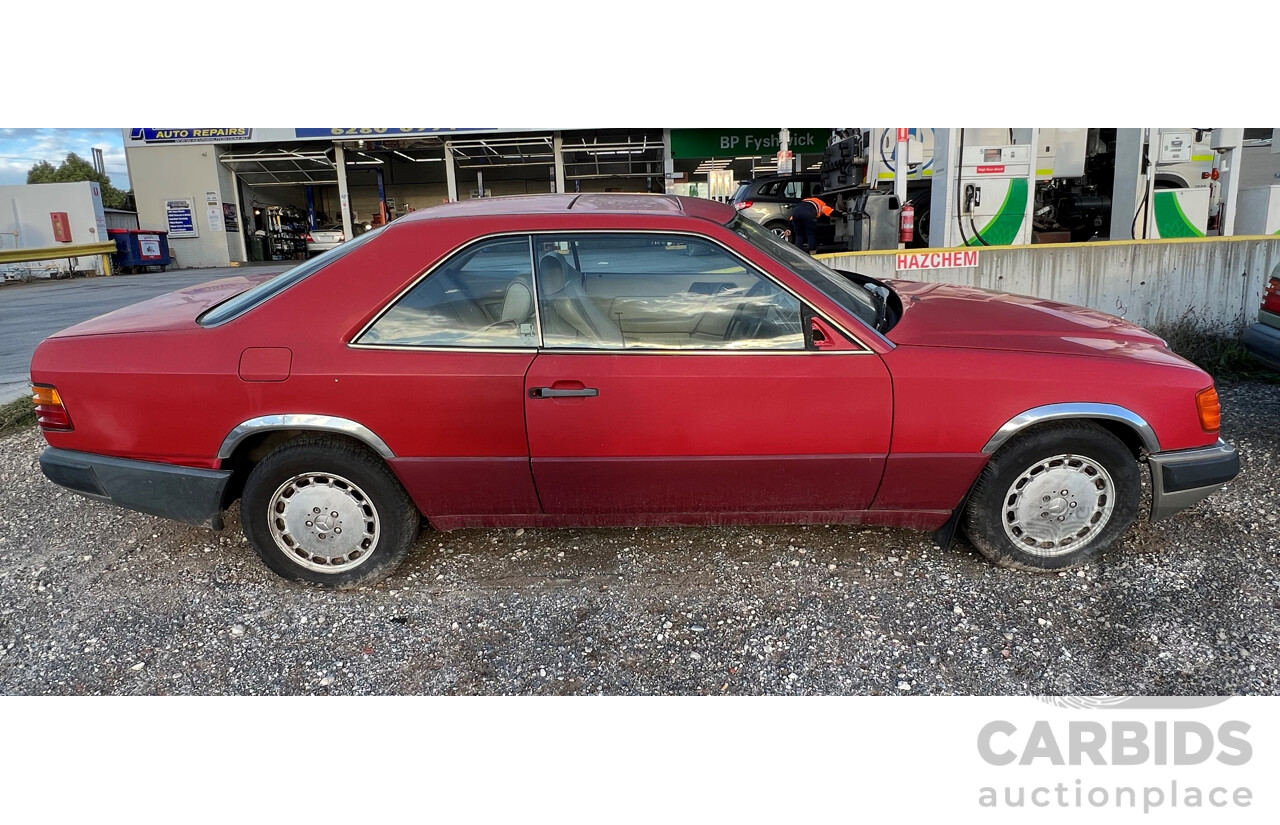 12/1988 Mercedes-Benz 300 CE C124 2d Coupe Red 3.0L