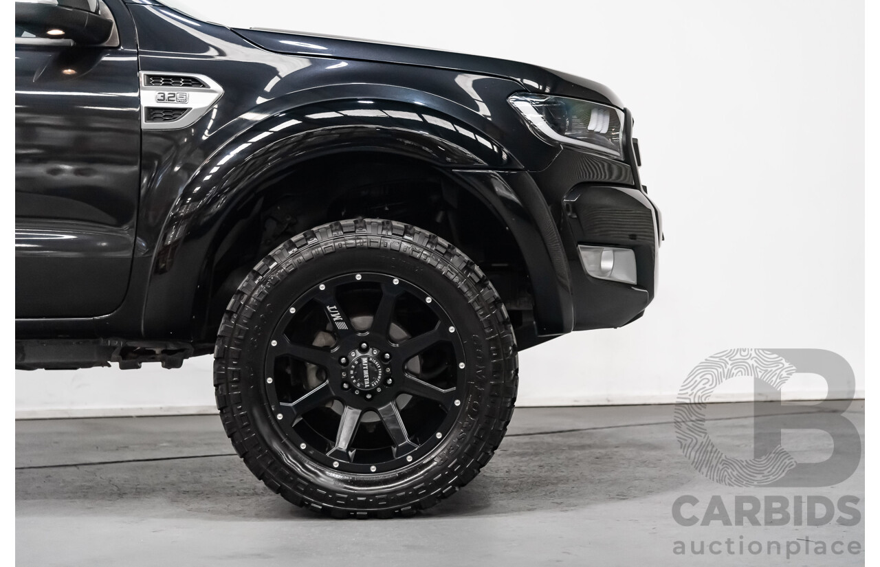 9/2013 Ford Ranger Wildtrak 3.2 (4x4) PX Crew Cab Utility Mica Black 3.2L Turbo Diesel