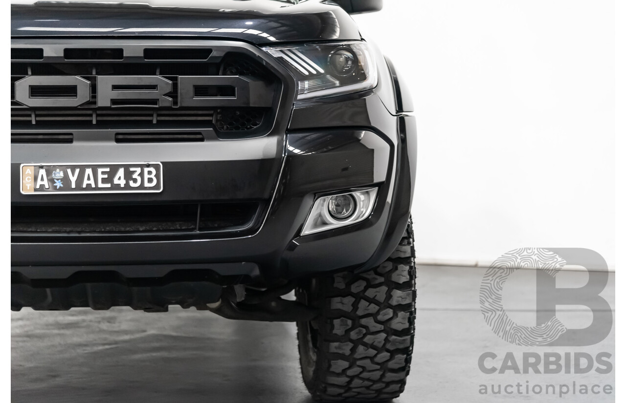 9/2013 Ford Ranger Wildtrak 3.2 (4x4) PX Crew Cab Utility Mica Black 3.2L Turbo Diesel