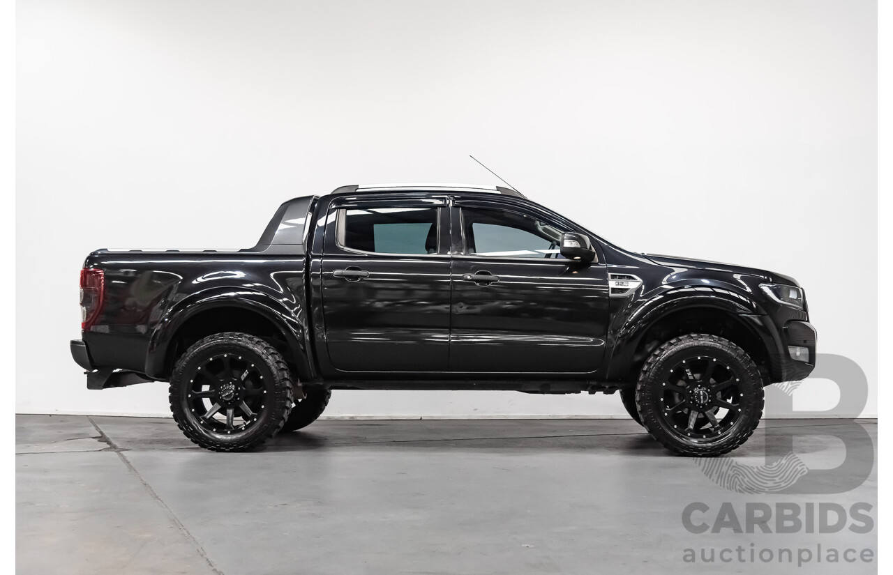 9/2013 Ford Ranger Wildtrak 3.2 (4x4) PX Crew Cab Utility Mica Black 3.2L Turbo Diesel