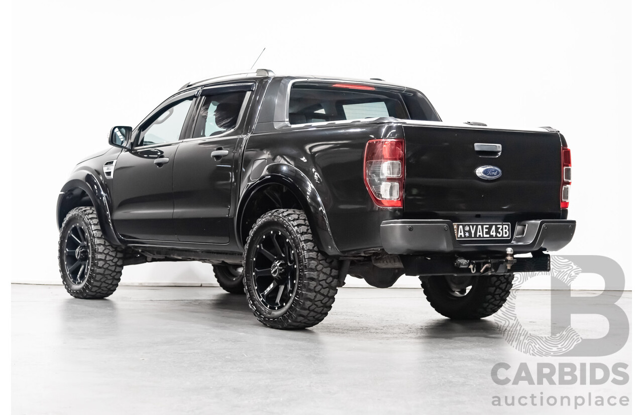 9/2013 Ford Ranger Wildtrak 3.2 (4x4) PX Crew Cab Utility Mica Black 3.2L Turbo Diesel