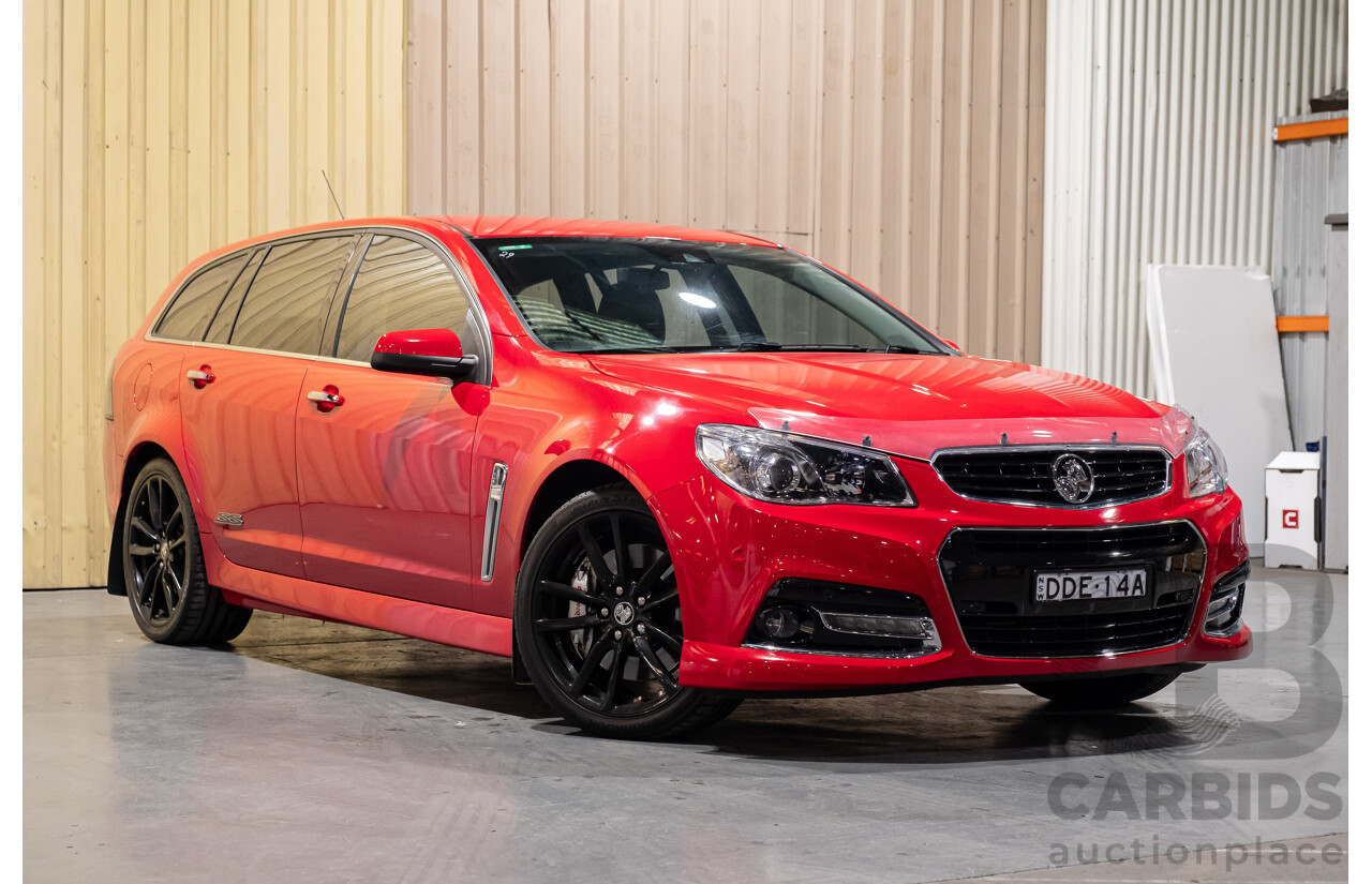 1/2014 Holden Commodore SS-V Redline VF 4d Sportwagon Red V8 6.0L