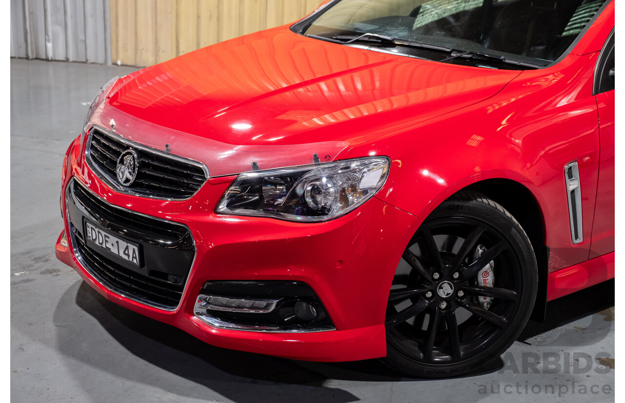 1/2014 Holden Commodore SS-V Redline VF 4d Sportwagon Red V8 6.0L